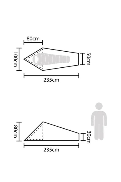Gadgee - Backpacker Lightweight 1 Man Tent
